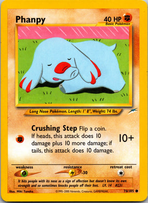 2002 Neo Destiny 076/105 Phanpy Common A244