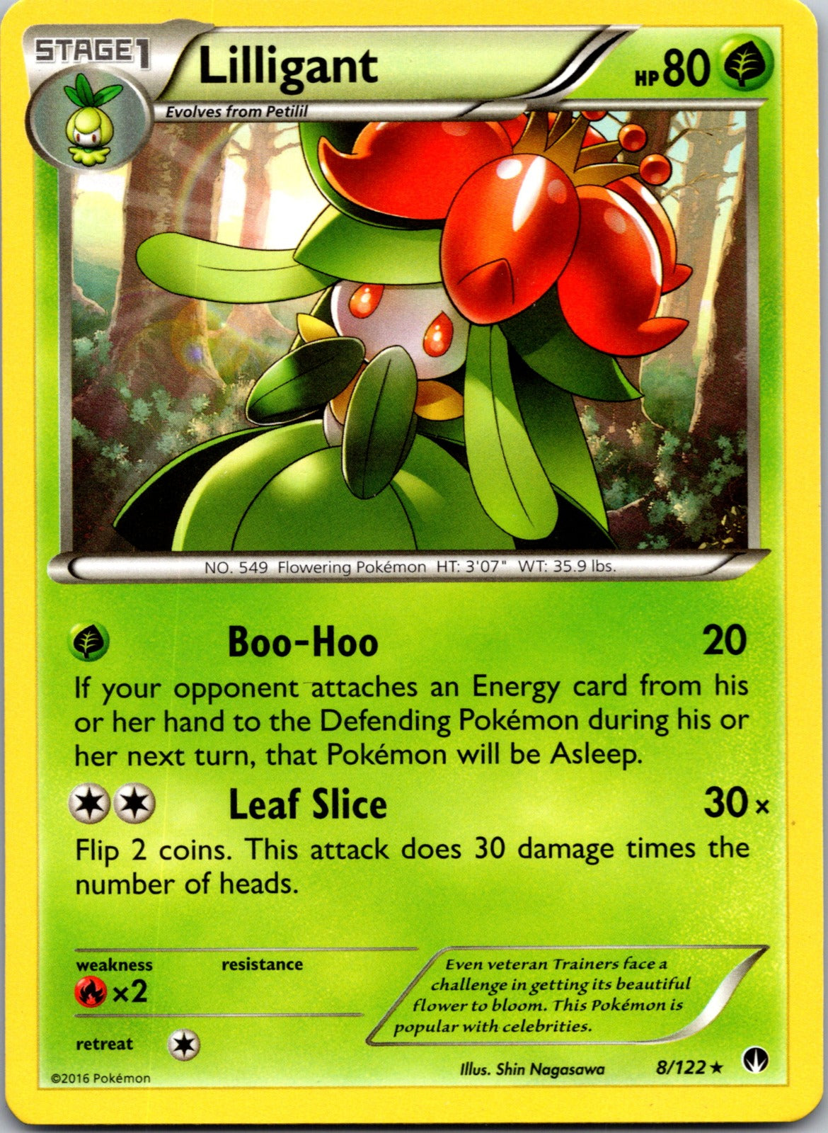 2016 XY - BREAKpoint 8/122 Lilligant LP E33