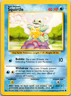 2023 Trading Card Game Classic 001/034 Squirtle LP