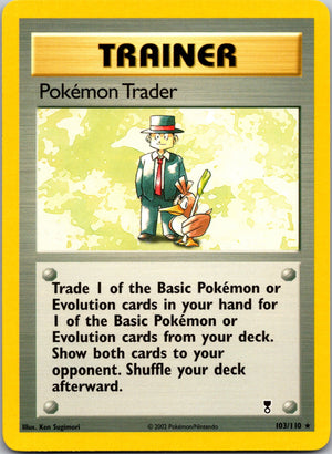 1999 Base Set 77/102 Pokémon Trader Trainer C176