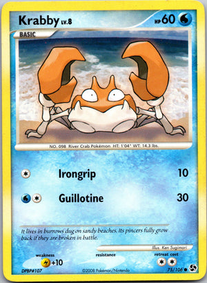 2008 Great Encounters 75/106 Krabby LP