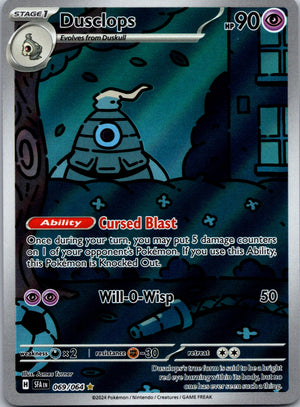 2024 SV: Shrouded Fable 069/064 Dusclops LP