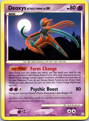 2008 Legends Awakened 24/146 Deoxys Attack Forme LP