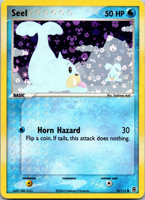 2004 FireRed and LeafGreen 78/112 Seel LP