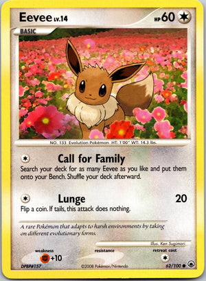 2008 Majestic Dawn 62/100 Eevee (62) LP