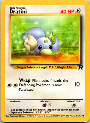 2000 Team Rocket 53/83 Dratini Common C259