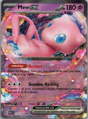 SV: Scarlet & Violet 151 151/165 Mew ex Double Rare NM