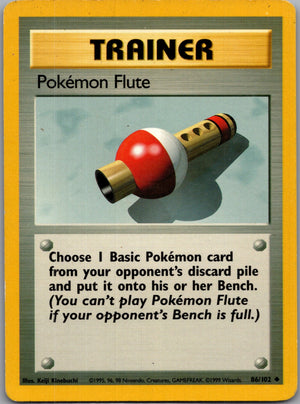 1999 Base Set #086/102 Pokemon Flute Uncommon C12