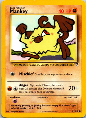 2000 Team Rocket 61/82 Mankey LP