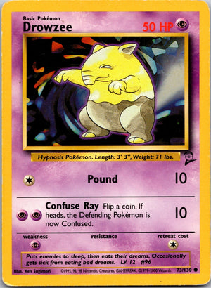 2000 Base Set 2 073/130 Drowzee LP