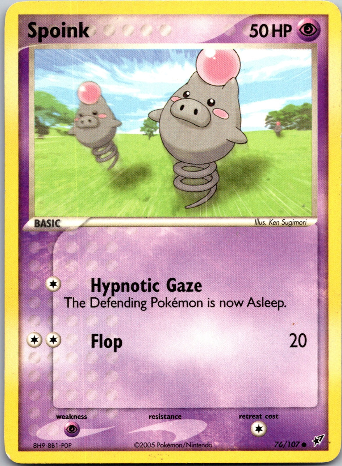 2005 Deoxys 76/107 Spoink LP