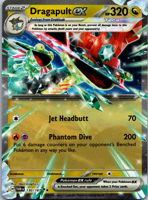 2024 SV06: Twilight Masquerade 130/167 Dragapult ex NM