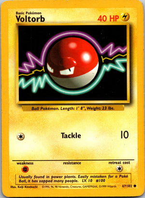 1999 Base Set  067/102 Voltorb Common M343