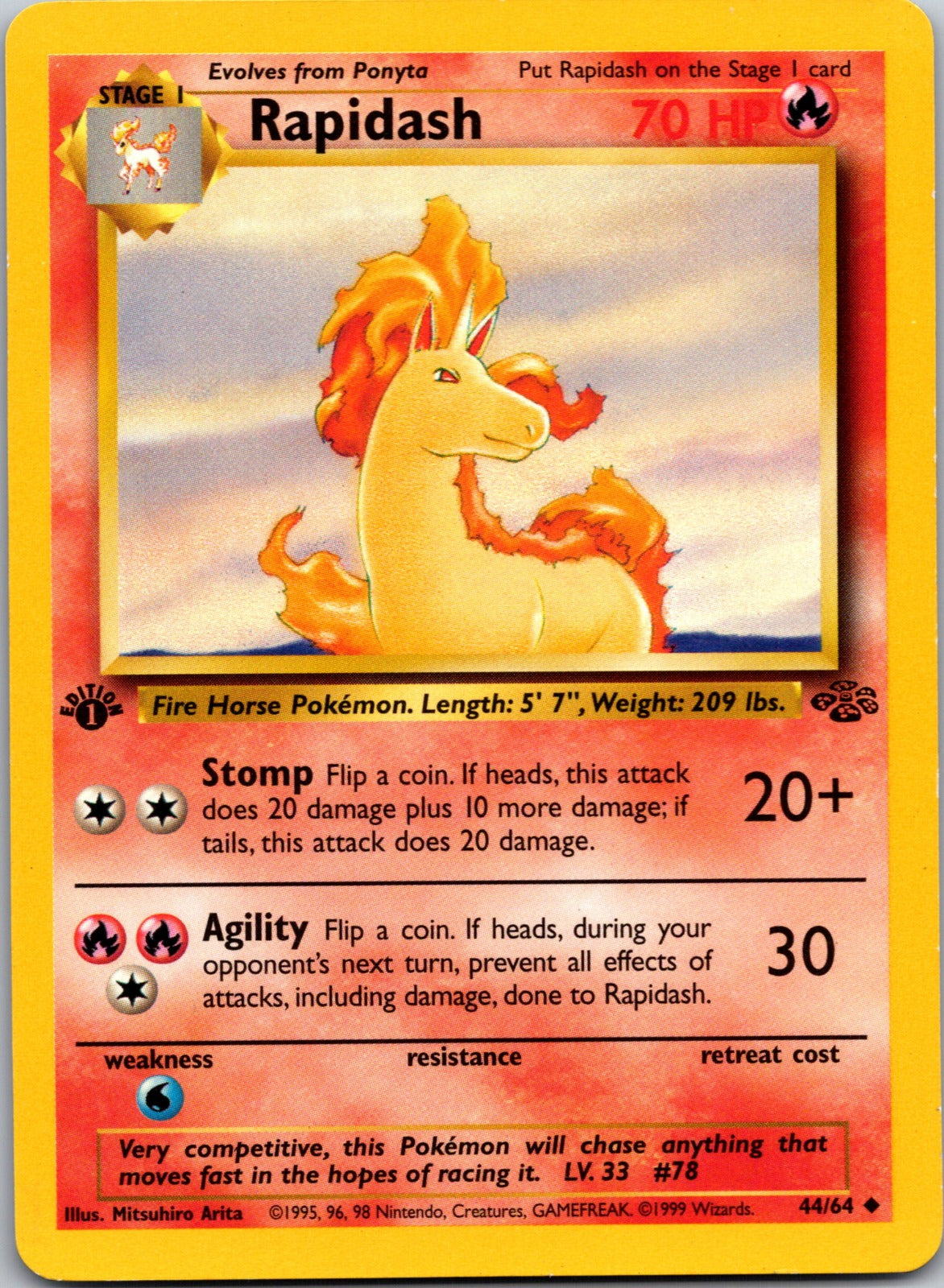 1999 Jungle 44/64 Rapidash LP