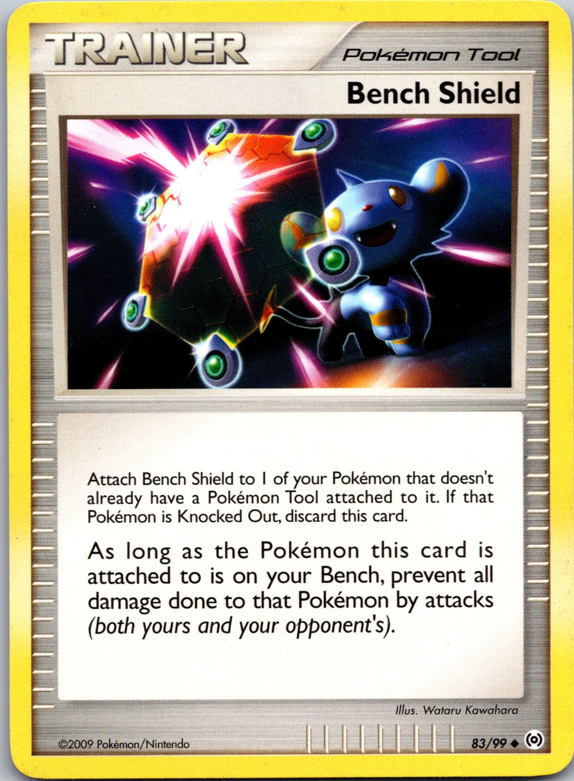 2009 Arceus 83/99 Bench Shield LP C256