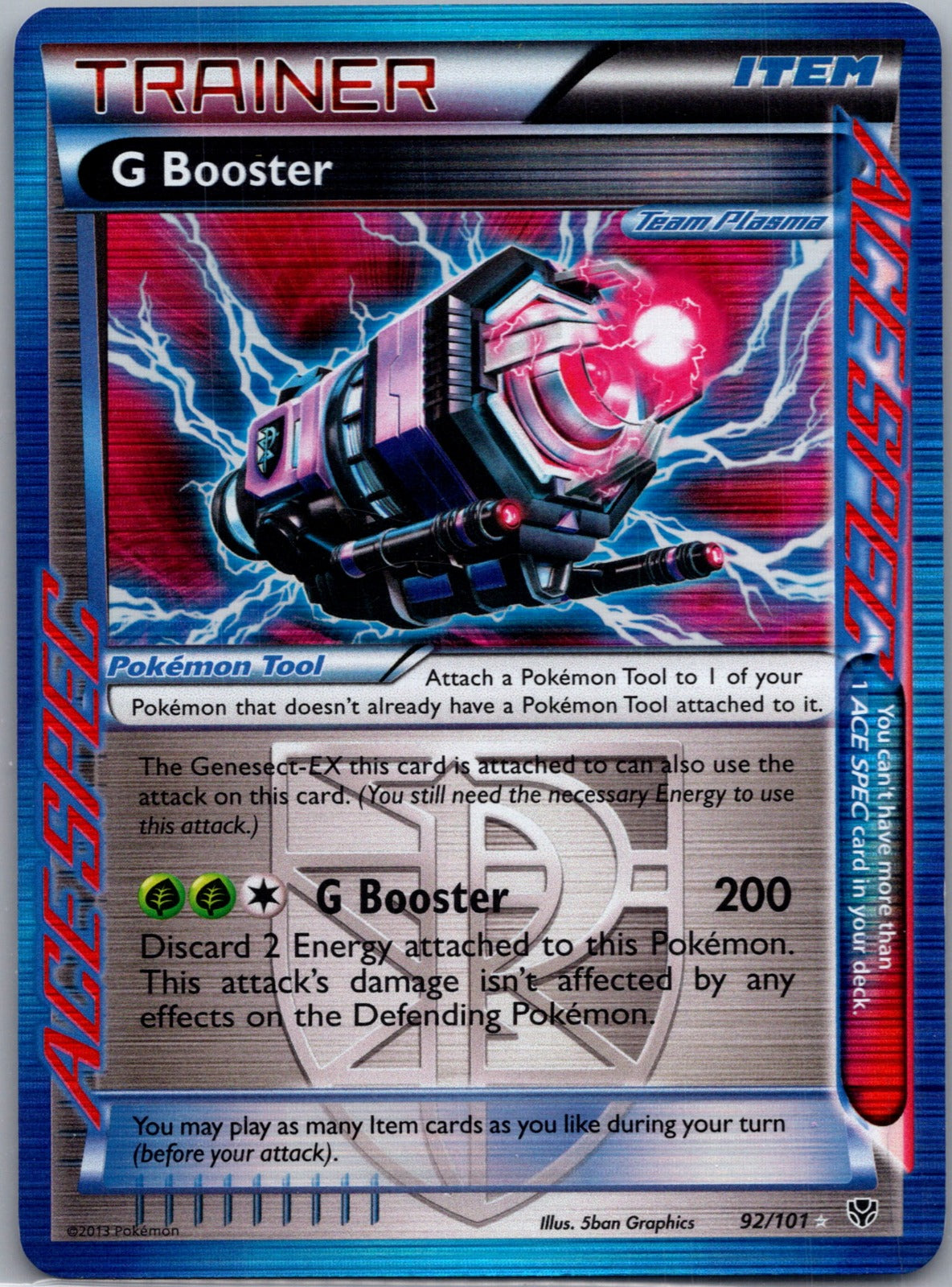 2013 Plasma Blast 92/101 G Booster (Team Plasma) LP