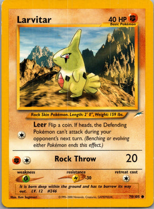 Neo Destiny 070/105 Larvitar Common NM