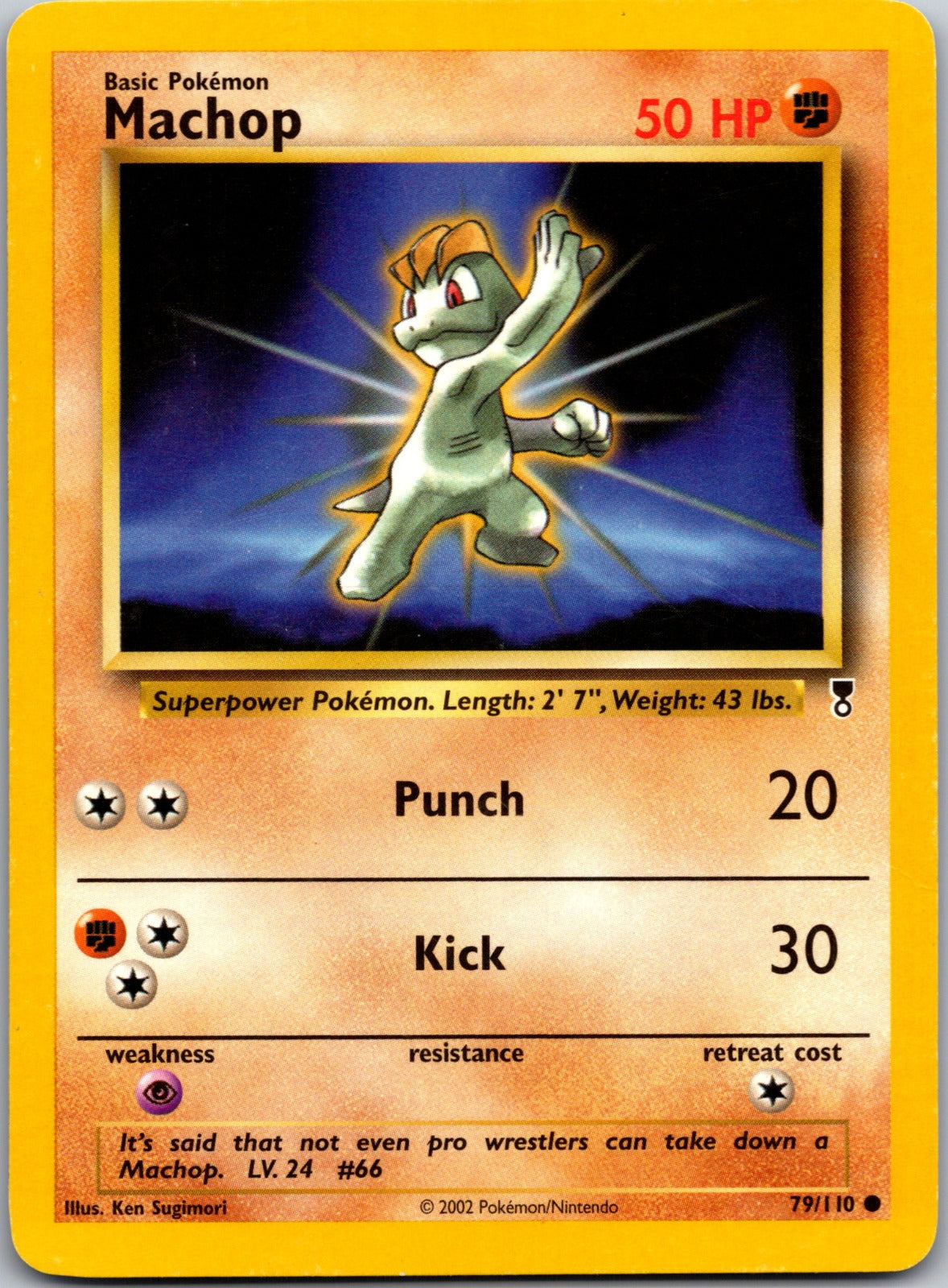 2000 Team Rocket 59/82 Machop LP