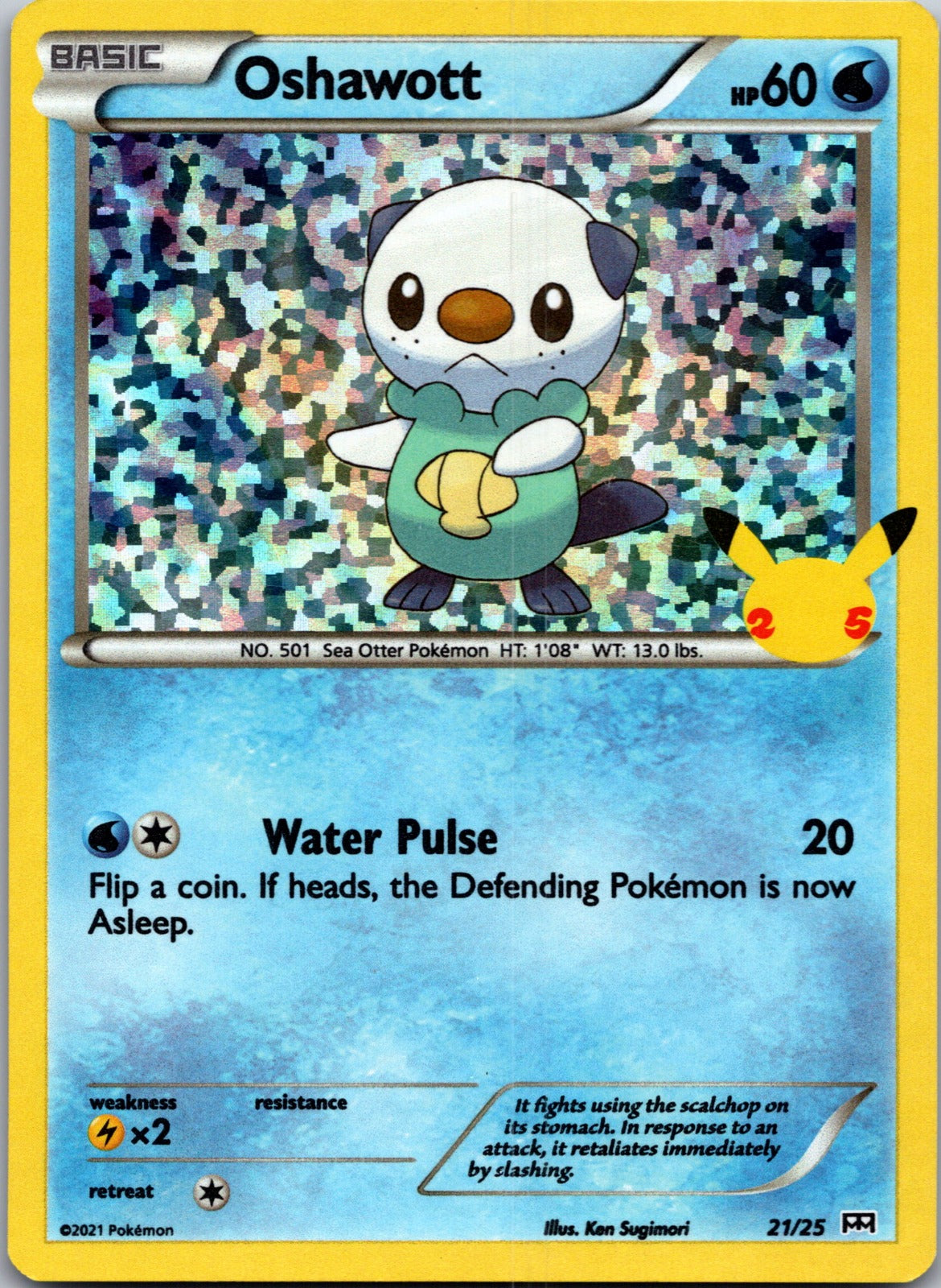 2011 McDonald's Promo 2011 004/012 Oshawott - 4/12 LP