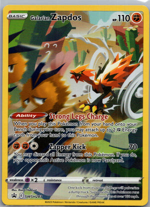 2019 SWSH: Sword and Shield Promo Cards SWSH283 Galarian Zapdos LP