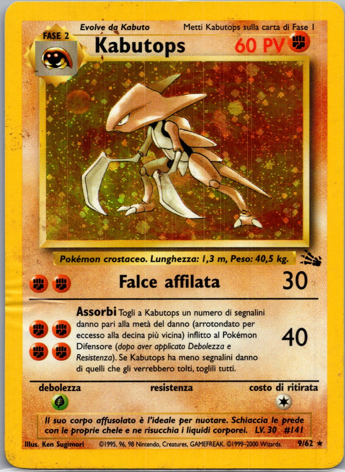 2002 Legendary Collection 027/110 Kabutops Rare F127