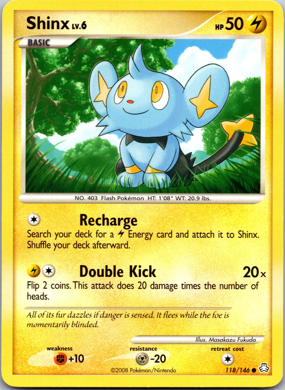 2008 Legends Awakened 118/146 Shinx LP