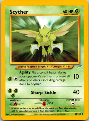 2002 Neo Destiny 055/105 Scyther LP
