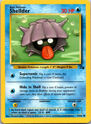 1999 Fossil 54/62 Shellder Common L128