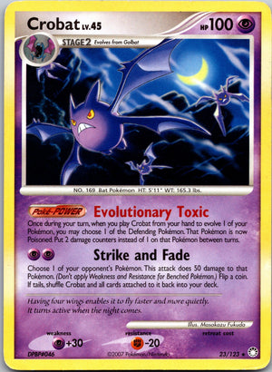 2007 Mysterious Treasures 23/123 Crobat LP
