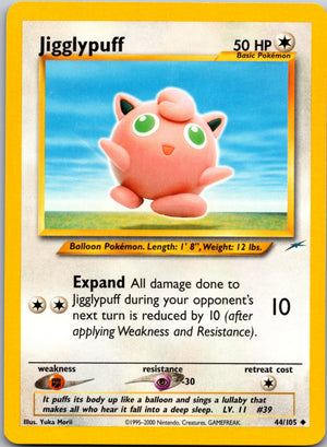 2002 Neo Destiny 044/105 Jigglypuff Uncommon A104