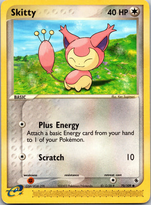 2003 Ruby and Sapphire 70/109 Skitty LP