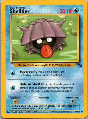 Fossil 54/62 Shellder Common NM