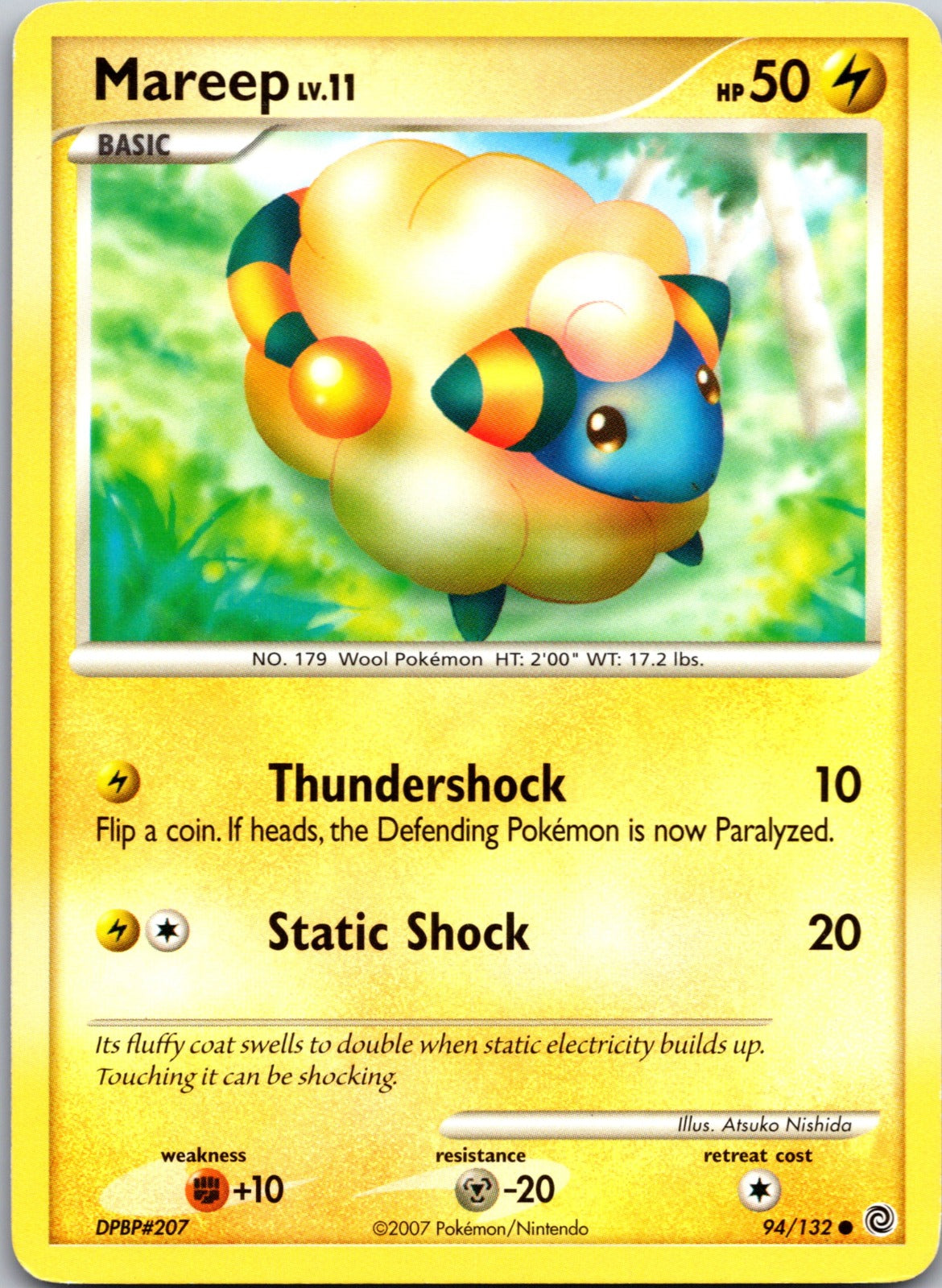 2007 Secret Wonders 94/132 Mareep LP