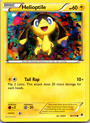 2014 XY - Phantom Forces 28/119 Helioptile (28) LP