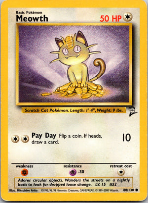 1999 Jungle 56/64 Meowth LP