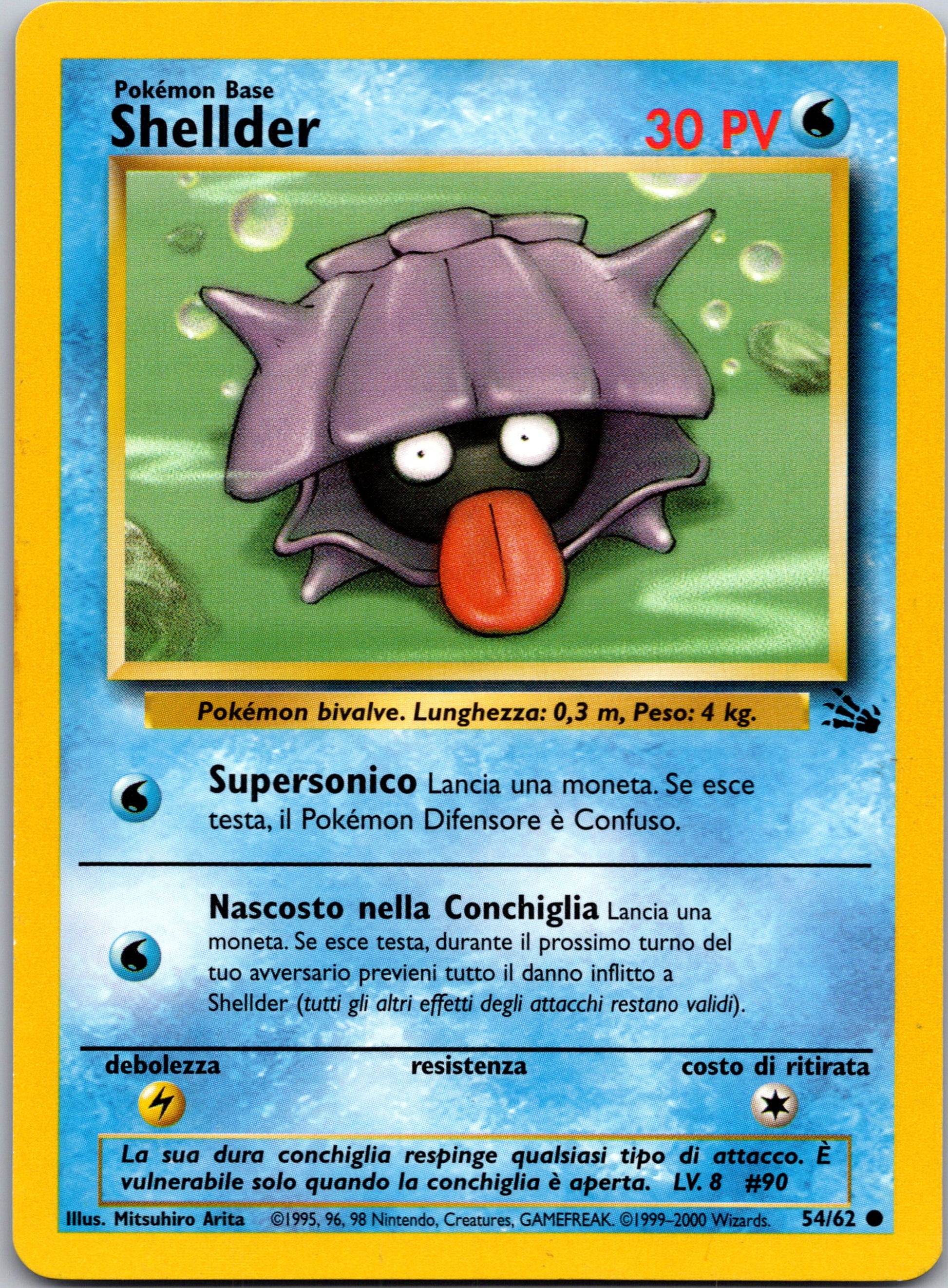 1999 Fossil 54/62 Shellder Common A207