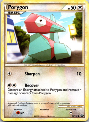 2010 Triumphant 73/102 Porygon LP