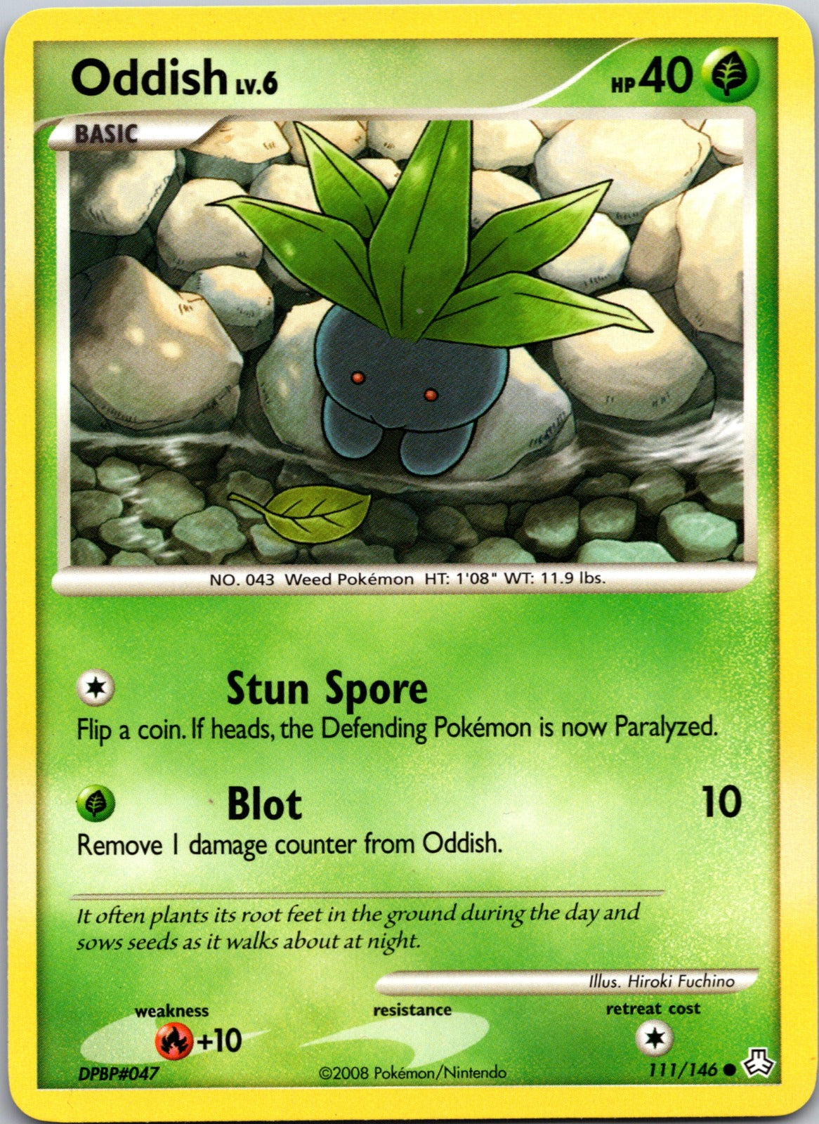 2008 Legends Awakened 111/146 Oddish (111) LP