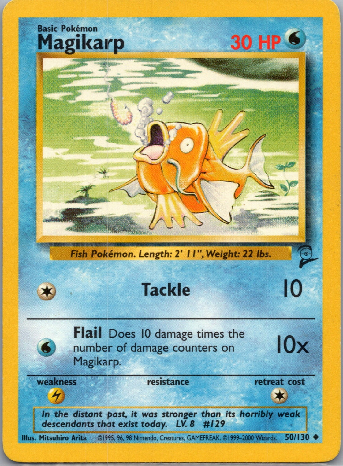 Base Set 2 050/130 Magikarp Uncommon NM
