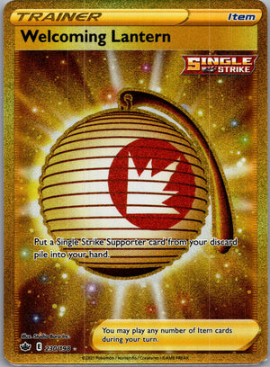 2021 SWSH06: Chilling Reign 230/198 Welcoming Lantern (Secret) Secret Rare F171