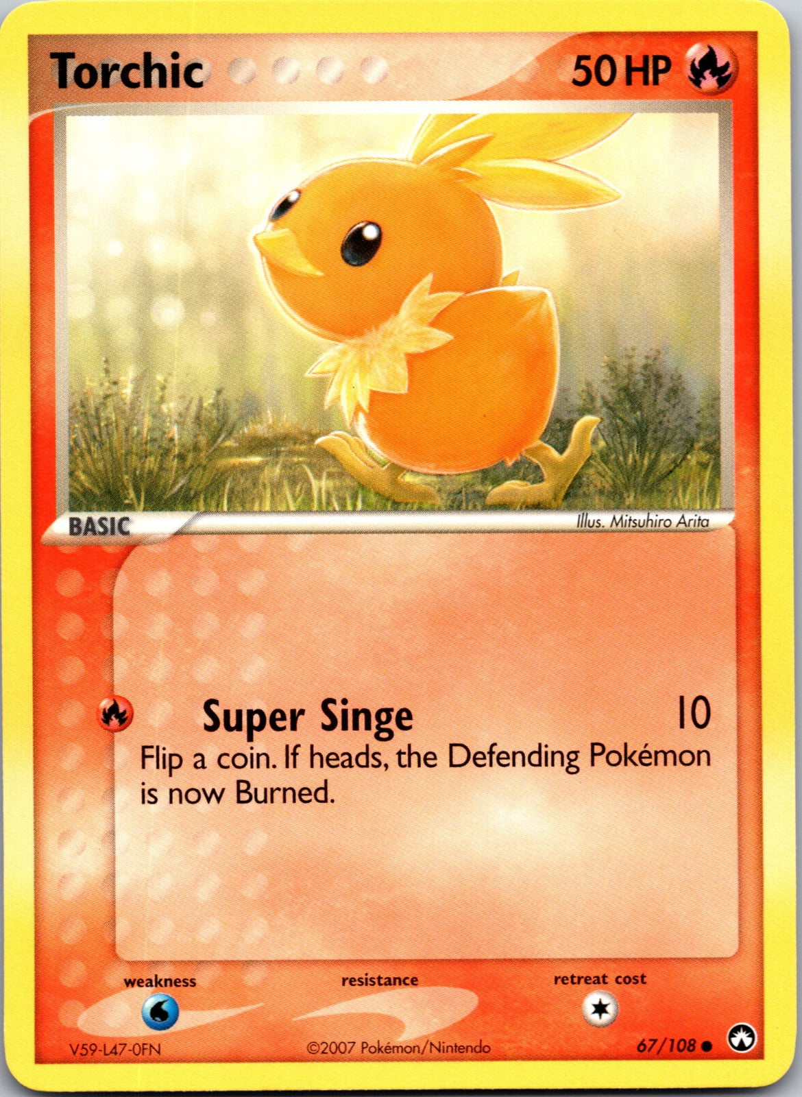 2007 Power Keepers 67/108 Torchic LP