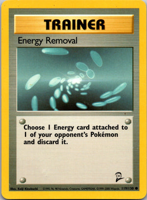 2000 Base Set 2 #119/130 Energy Removal Common C276
