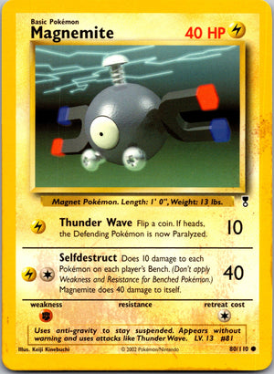 2002 Legendary Collection 080/110 Magnemite Common L65