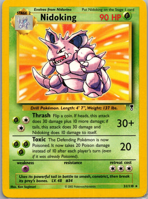 2002 Legendary Collection 031/110 Nidoking Rare G279