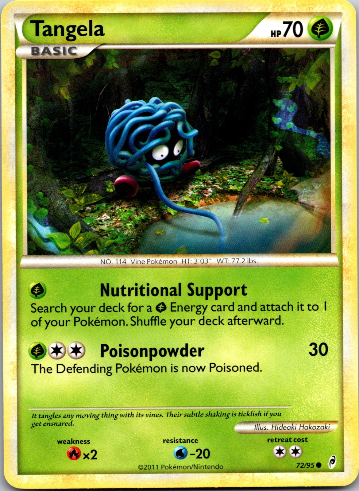 2011 Call of Legends 72/95 Tangela LP