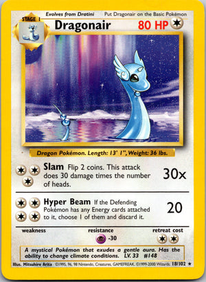 1999 Dragonair 18/102 Base Set Rare A270
