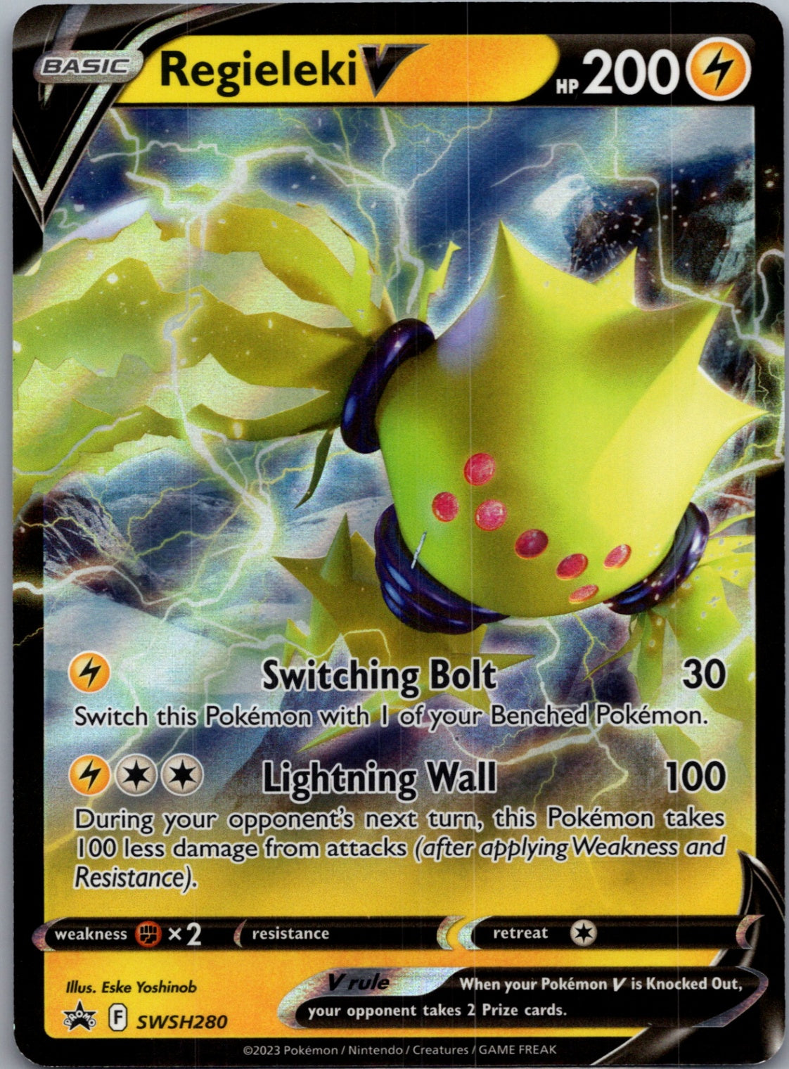 2020 SWSH: Sword & Shield Promo Cards SWSH280 Regieleki V Promo F101