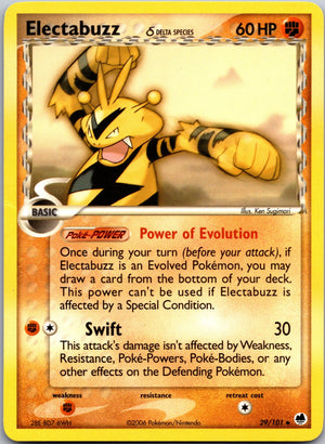 2006 Dragon Frontiers 29/101 Electabuzz (Delta Species) LP