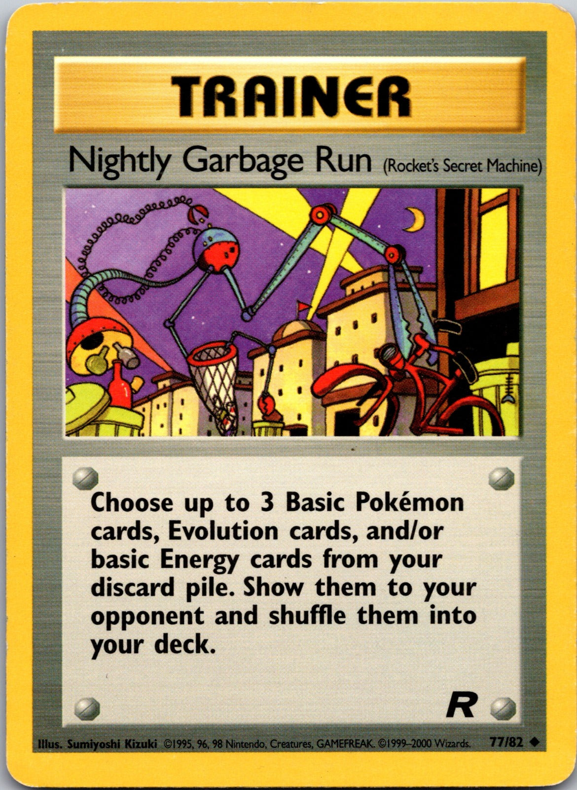 2000 Team Rocket 77/82 Nightly Garbage Run (Rocket's Secret Machine) LP Y142