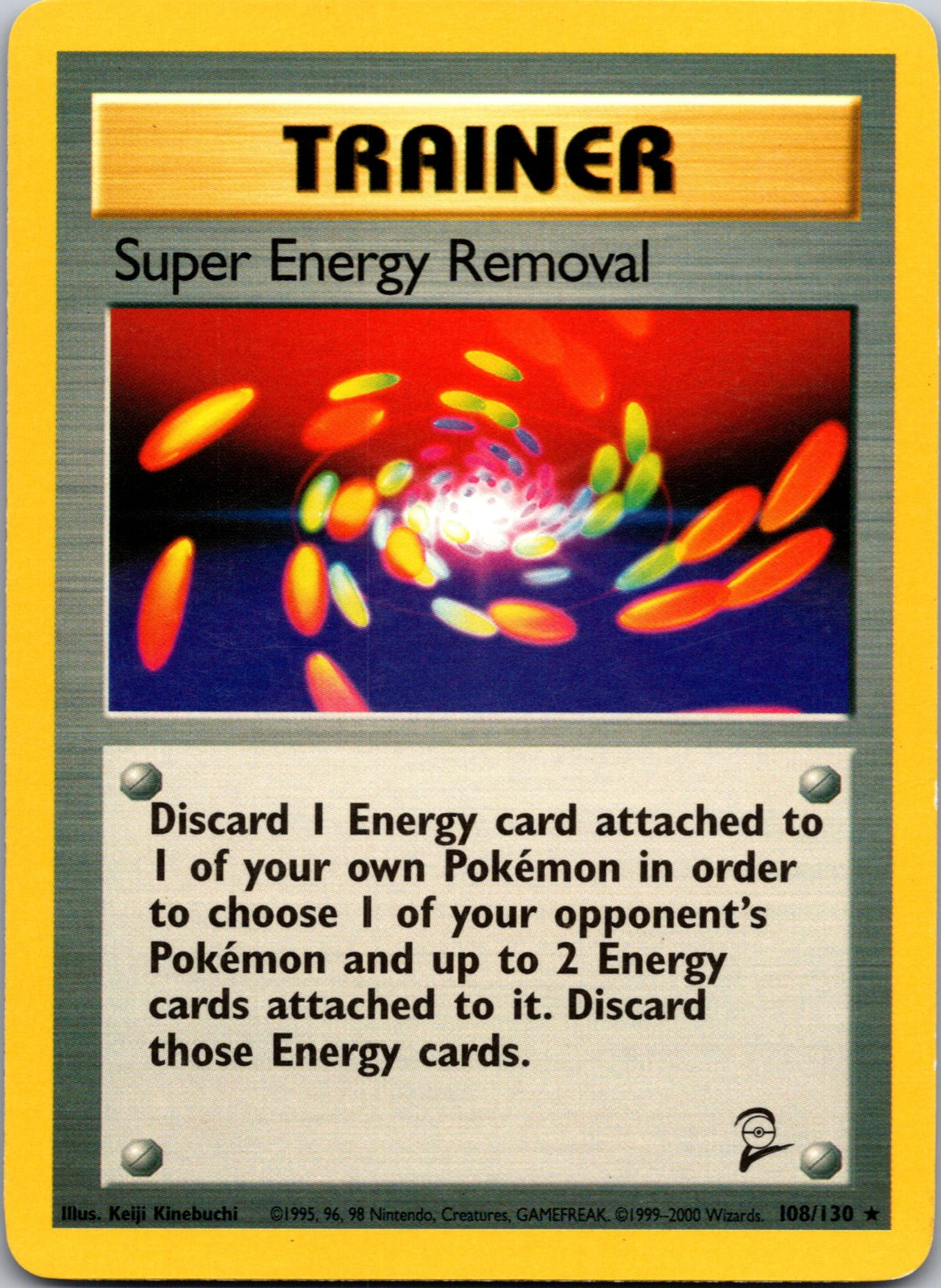 2000 Base Set 2 108/130 Super Energy Removal LP